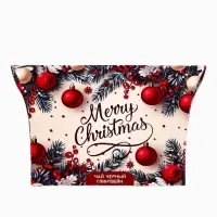 Чай черный новогодний Merry Christmas со вкусом глинтвейна, 20 г