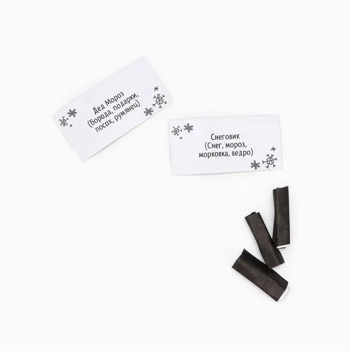 Тубус пожеланий «Новогодние фанты», 20 свитков, 7х7см Тубус пожеланий «Новогодние фанты», 20 свитков, 7х7см