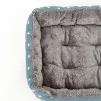 Лежанка для животных &laquo;Звезды&raquo;, 50&times;40&times;15 см, серая