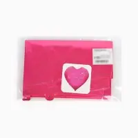 Воздушный шар фольгированный 63" &laquo;Сердце, фуксия"