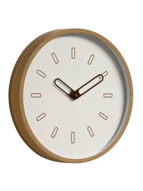 Часы настенные классические, бесшумные, плавный ход, циферблат d=30 см, бежевые, от батарейки 1&times;АА