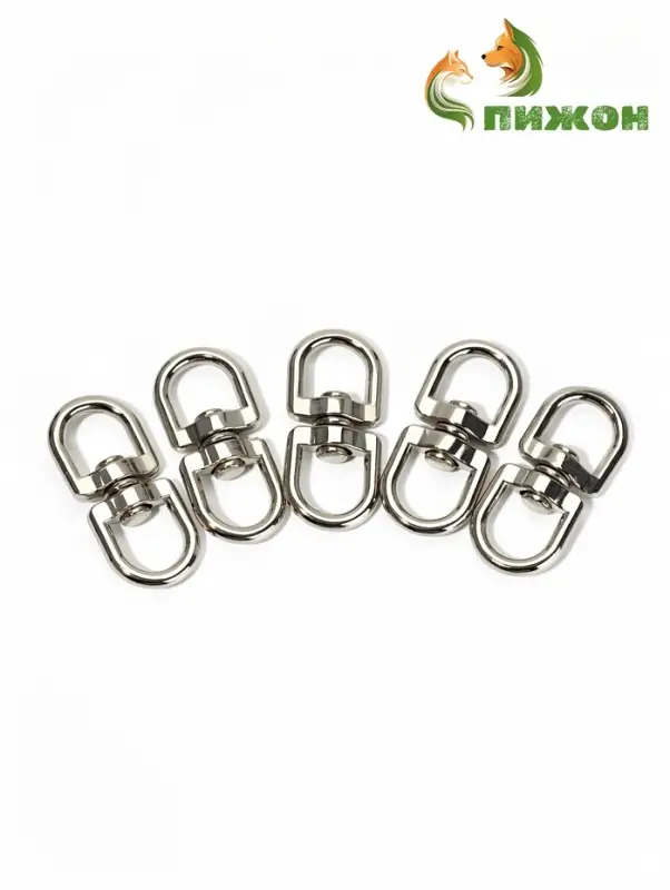 Вертлюг, 5.2&times;2.3 см, внутренний 1.4 см, металл