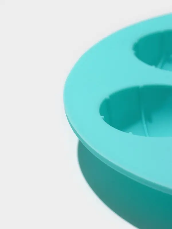 Форма для муссовых десертов и выпечки KONFINETTA &laquo;Спортивные мячи&raquo;, d=15.5 см, силикон, бирюзовая