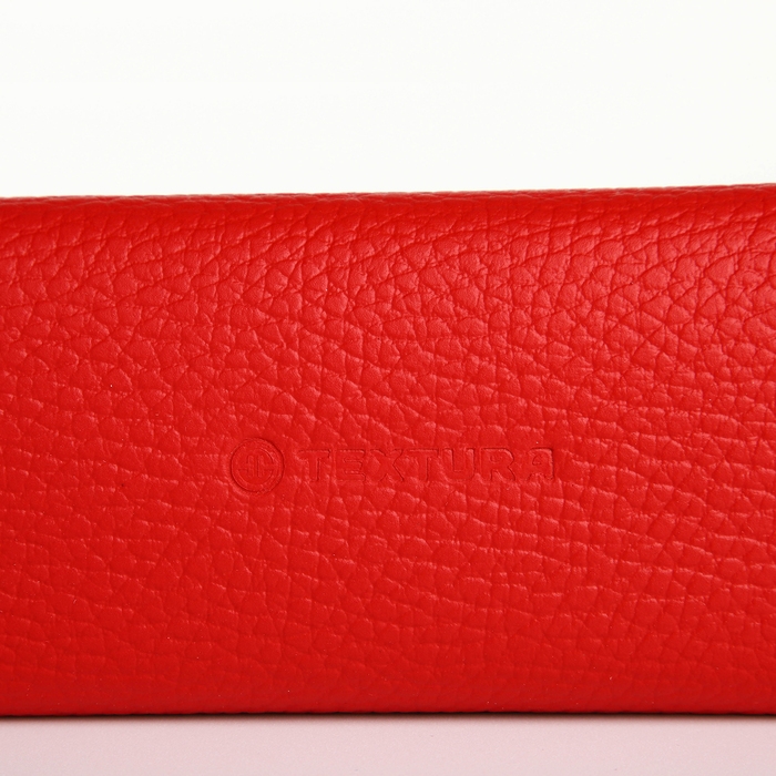 Ключница карманная на кнопке, TEXTURA, длина 15 см, кольцо, цвет красный Ключница карманная на кнопке, TEXTURA, длина 15 см, кольцо, цвет красный