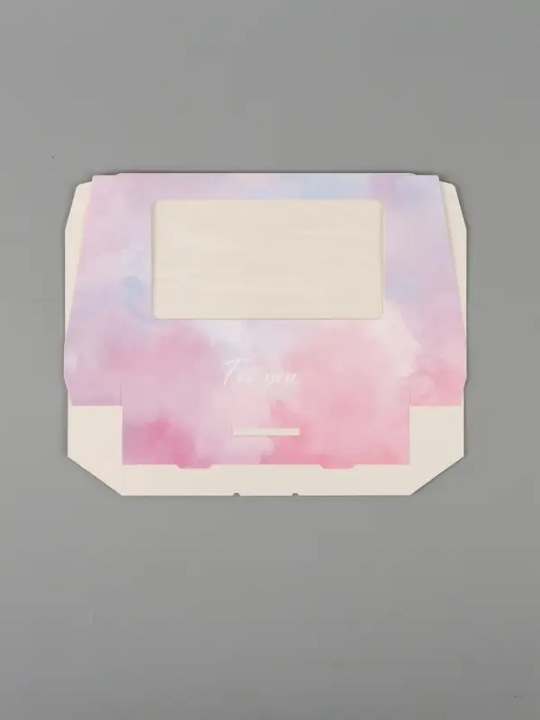 Коробка подарочная с окном &laquo;Для тебя&raquo;, 20&times;12&times;4 см, самосборная