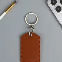 Брелок чехол для магнитных ключей, прямоугольный, рыжий 4,5х7 см