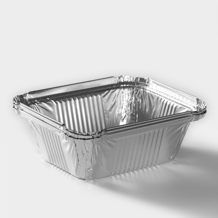 Набор форм из фольги для выпечки и запекания Доляна, 490 мл, 15&times;12,5&times;5,5 см, 3 шт