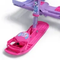 Снегокат &laquo;Лошадка&raquo;, со спинкой, розовый, фиолетовый, ТС4-1СЛ/Л Snow Cat