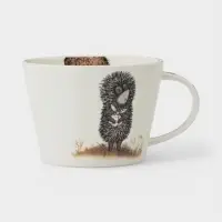 Кружка КОРАЛЛ &laquo;Ёжик в тумане&raquo;, 500 мл, фарфор, белая