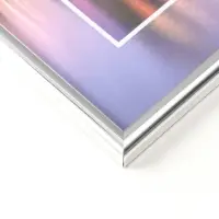 Фоторамка для фото "Vivo" 30х40 см,  набор 3 шт, (пластиковый экран), серебро