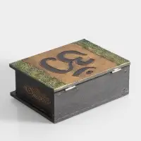 Шкатулка &laquo;Ом&raquo;, 19&times;15&times;7 см, МДФ