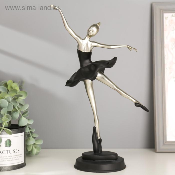 Сувенир полистоун  Сувенир полистоун "Балетное па, чёрная пачка" 31х10х10,8 см