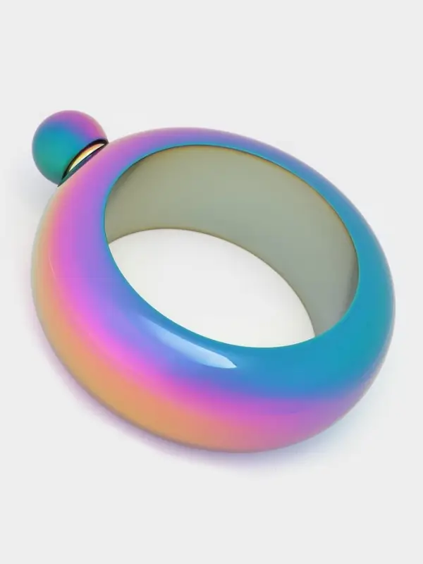 Фляжка для алкоголя Мастер К &laquo;Браслет&raquo;, 105 мл, нержавеющая сталь, разноцветная