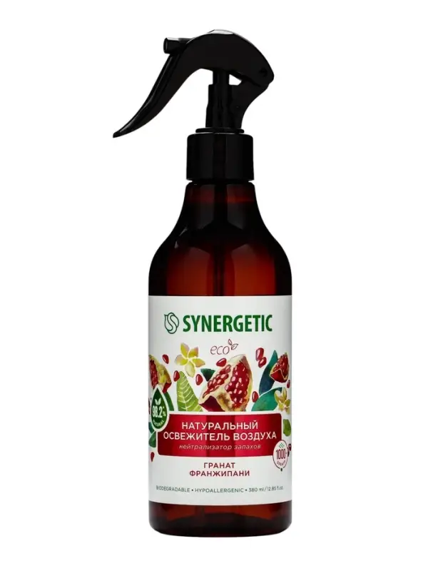 Освежитель воздуха Synergetic «Гранат и франжипани», 380 мл Освежитель воздуха Synergetic «Гранат и франжипани», 380 мл