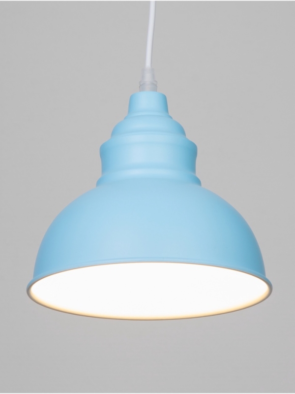 Светильник Paul 1х40Вт Е27 пр-1м небесный 20х20х17,5см Светильник Paul 1х40Вт Е27 пр-1м небесный 20х20х17,5см