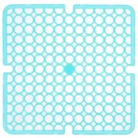 Коврик в раковину противоскользящий тм VETTA Кругляш, 27,5х27,5см, ПВХ, 4 цвета