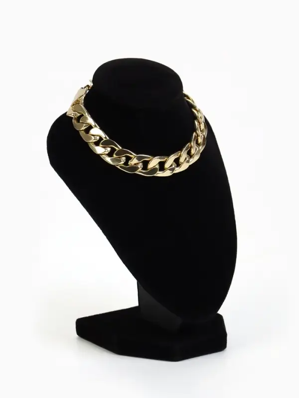 Бюст для украшений QF, 10&times;9&times;15 см, h=15 см, чёрный