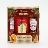 URAL LAB Арома Саунд Набор гель для душа, крем для рук и бальзам для губ, глинтвейн URAL LAB Арома Саунд Набор гель для душа, крем для рук и бальзам для губ, глинтвейн