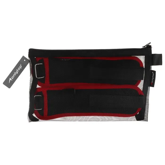 Утяжелители на запястье ONLYTOP, 2 шт. &times; 200 г, цвет красный