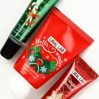 Новогодний подарочный набор косметики: маска для лица 2 шт, крем для рук и бальзам для губ, URAL LAB Новогодний подарочный набор косметики: маска для лица 2 шт, крем для рук и бальзам для губ, URAL LAB