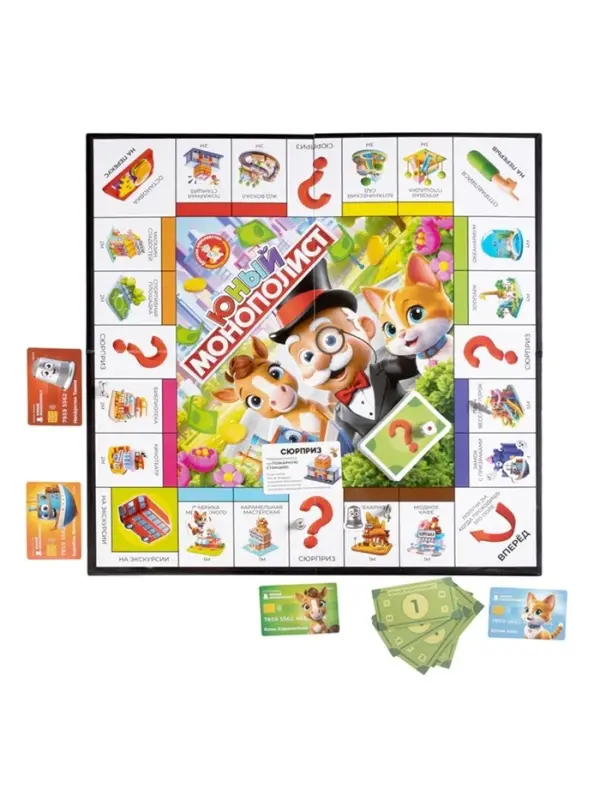 Игра настольная Десятое Королевство &laquo;Юный Монополист&raquo;, 2-4 игрока, 4+