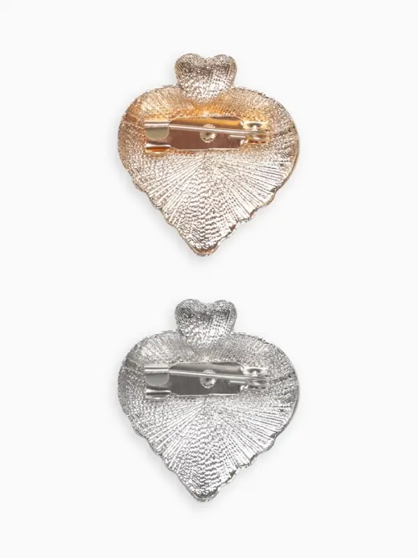 Брошь &laquo;Сердце из рукопожатия&raquo;, МИКС