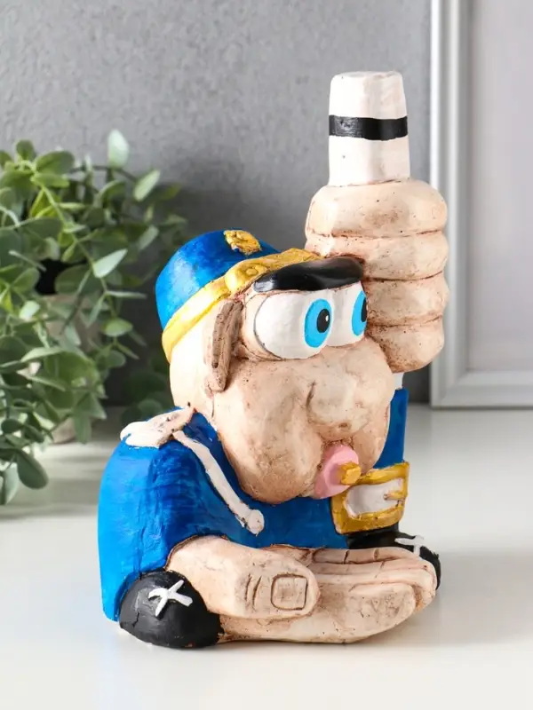 Копилка для денег «Добрый гаишник», гипс, 22.5×18×15 см Копилка для денег «Добрый гаишник», гипс, 22.5×18×15 см