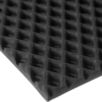 Коврик входной универсальный ромб 680х480мм серый