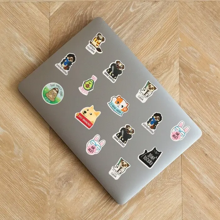 Наклейки-стикеры «Веселись!», 7×7 см, набор 10 шт.