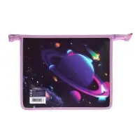 Папка для тетрадей А5 &laquo;Планеты&raquo;, молния сверху, 230&times;190&times;50 мм