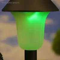 Садовая фигура - фонарь из полистоуна &laquo;Зайцы у фонаря&raquo;, 28&times;18&times;34 см