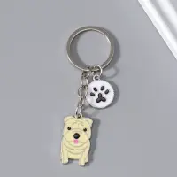 Брелок металл "Породы собак" МИКС 5,5х1,5х0,2 см