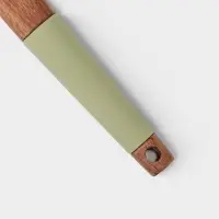 Кисточка кулинарная Magistro, силикон, 25.5&times;3.8 см, зелёная