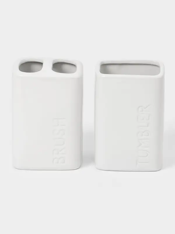 Набор для ванной Набор для ванной "Кристаль", 4 предмета (дозатор для мыла, 2 стакана, мыльница)