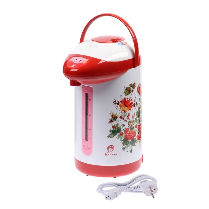 Термопот ВАСИЛИСА ТП2-750, 750 Вт, 3.5 л, бело-красный Термопот ВАСИЛИСА ТП2-750, 750 Вт, 3.5 л, бело-красный