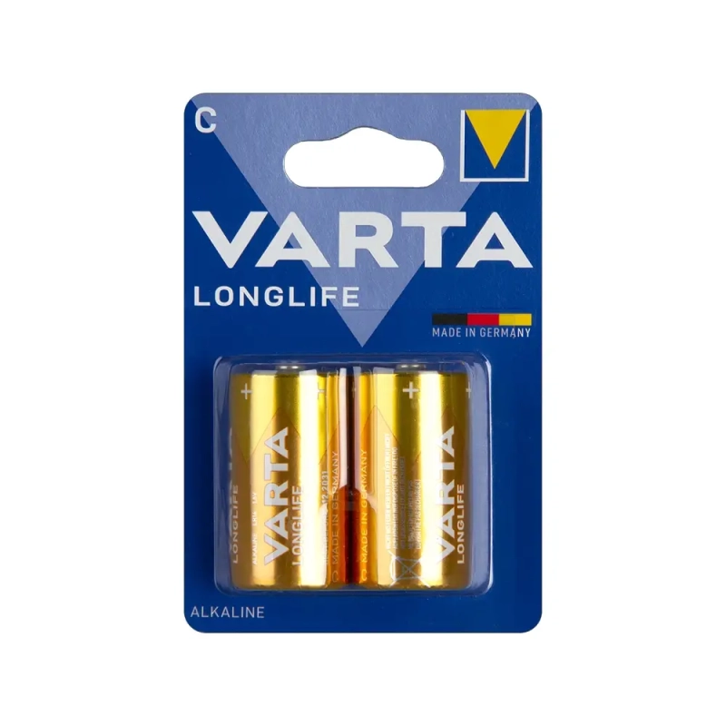 Батарейка Varta LONGLIFE LR14 C BL2 Alkaline 1.5V Батарейка Varta LONGLIFE LR14 C BL2 Alkaline 1.5V
