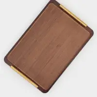 Подносы с ручками Magistro Garona, набор 3 шт., бамбук