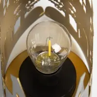 Фигурка светящаяся RISALUX &laquo;Вечерний город&raquo;, LED-ночник, 3&times;ААА, чёрный, 10.8&times;19.5&times;20 см