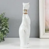 Фигурка керамика &laquo;Кошка египетская, белая&raquo; 21&times;5.5&times;6 см