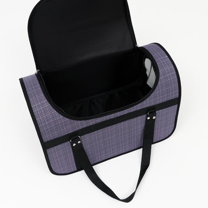 Сумка - переноска для животных, с люком, 46 х 28,5 х 29 см, микс цветов Сумка - переноска для животных, с люком, 46 х 28,5 х 29 см, микс цветов