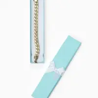 Набор подарочных коробочек 6 шт. под браслет/цепочку/часы &laquo;Тиффани&raquo;, 21&times;4, бирюзов(3593349)   109799