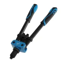 Заклепочник ТУНДРА, 360 мм, двуручный, заклепки 2.4 - 3.2 - 4 - 4.8 - 6.4 мм