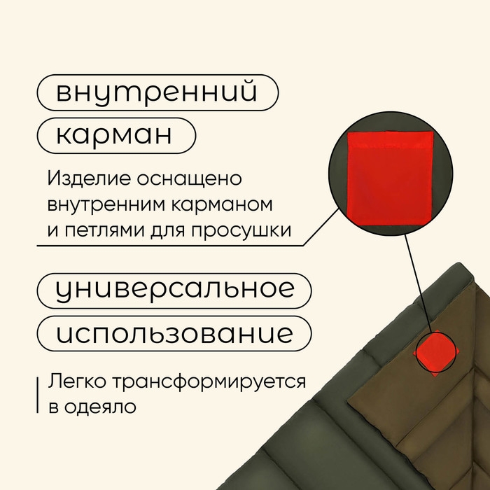 Спальный мешок maclay camping summer, одеяло, 2 слоя, левый, 220х90 см, +10/+25°С Спальный мешок maclay camping summer, одеяло, 2 слоя, левый, 220х90 см, +10/+25°С