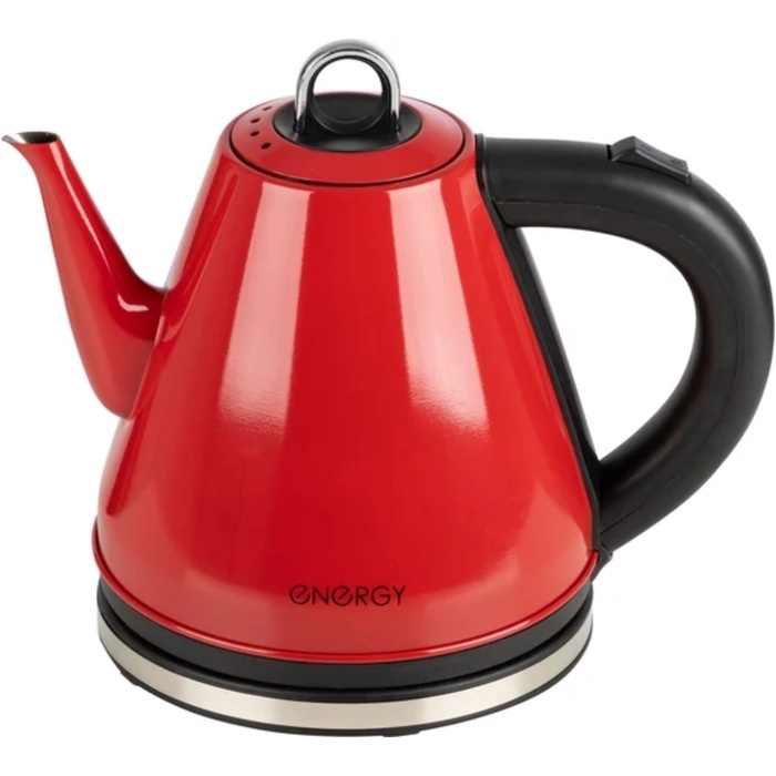 Чайник электрический, ENERGY E-263, металл, 1,2 л, 950 Вт, красный Чайник электрический, ENERGY E-263, металл, 1,2 л, 950 Вт, красный