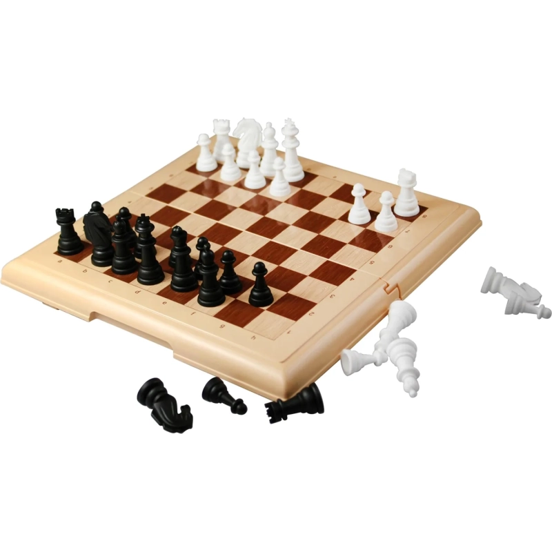 Настольная игра Шахматы в пласт.коробке (мал, беж),  03883