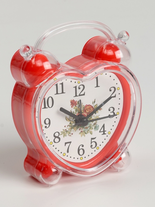 Часы будильник настольные Часы будильник настольные "Сердце", на батарейках, 9 х 4 х 11.5 см