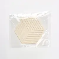 Подставка под горячее, под кружку, силикон 13&times;11.5&times;0.3 см, белая