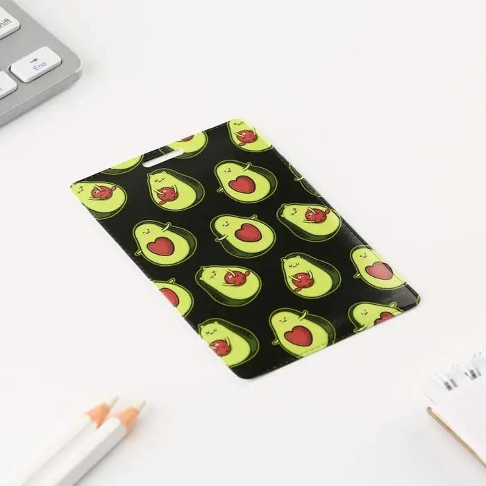 Чехол для бейджа «Авокадо» , 6,5 × 10,5 см Чехол для бейджа «Авокадо» , 6,5 × 10,5 см
