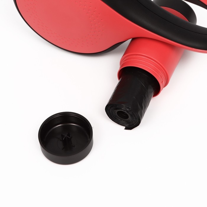 Рулетка Пижон Premium со светодиодным фонариком, контейнером под пакеты, лента 5 м, до 30 кг Рулетка Пижон Premium со светодиодным фонариком, контейнером под пакеты, лента 5 м, до 30 кг