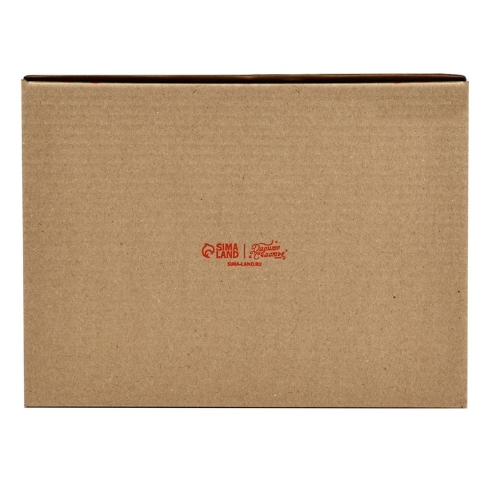 Коробка новогодняя складная «Новогодние шары», бурый, 27 х 21 х 9 см, Новый год Коробка новогодняя складная «Новогодние шары», бурый, 27 х 21 х 9 см, Новый год